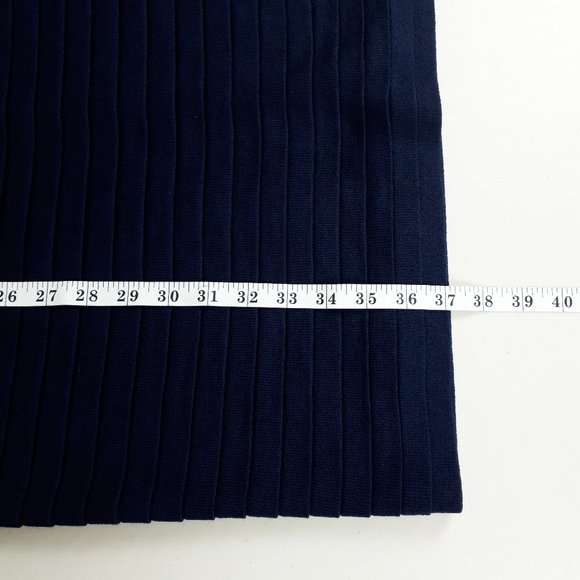 St. John Collection by Marie Gray Navy Blue Wool Blend Dress - Picture 11 of 15